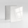 Beton/Weiss Hochglanz