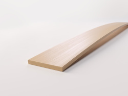 FEDERHOLZLEISTEN ERSATZ SET VERSTÄRKUNG REPARATUR FÜR LATTENROST mit Stärke (Höhe) 0,8 cm und Breite 5,3 cm in verschiedenen Längen aus Buchenholz
