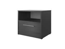 SMART bedside table with drawer Anthracite gray