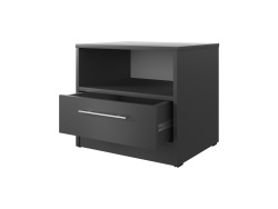 SMART bedside table with drawer Anthracite gray