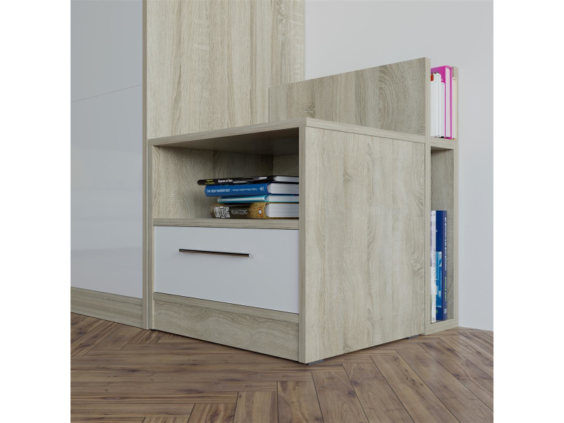 Featured image of post Sideboard Sonoma Eiche 200 Cm Wohnzimmer sideboard in wei eiche cognacfarben 80 cm hoch