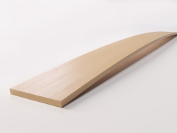 FEDERHOLZLEISTEN ERSATZ SET VERSTÄRKUNG REPARATUR FÜR LATTENROST mit Stärke (Höhe) 0,8 cm und Breite 6,8 cm in verschiedenen Längen aus Buchenholz