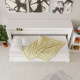 Folding wall bed Standard 90x200 Horizontal White/White High gloss front with Gas pressure Springs
