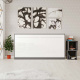 Folding wall bed Standard 90x200 Horizontal Anthracite/White High gloss front with Gas pressure Springs