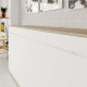 SMARTBett Folding wall bed Standard 90x200 Horizontal Oak Sonoma/White with Gas pressure Springs