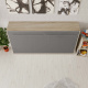 Folding wall bed Standard 90x200 Horizontal Oak Sonoma/Anthracite high gloss front with Gas pressure Springs