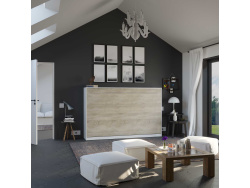 SMARTBett Folding wall bed Standard 120x200 Horizontal...