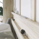 SMARTBett Folding wall bed Standard 140x200 Horizontal Oak Sonoma with Gas pressure Springs