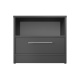 Bedside table Standard with a drawer Anthracite