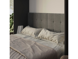 Folding wall bed 160cm Anthracite/White SMARTBett