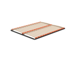 Folding wall bed 160cm White/Oak Sonoma Comfort bed frame SMARTBett