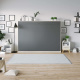 SMARTBett Folding wall bed Standard Comfort 140x200 Horizontal Oak Sonoma/Anthracite high gloss front with gas springs