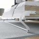 SMARTBett Schrankbett Standard Komfort 140x200 Horizontal Eiche Sonoma/Weiss mit Gasdruckfedern