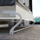 SMARTBett Schrankbett Standard Komfort 120x200 Horizontal Eiche Sonoma/Weiss Hochglanzfront mit Gasdruckfedern