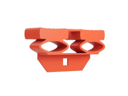 Duo caps Besdstead holders DUO STANDARD COMFORT ORANGE for holding bed slats 20 pieces