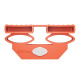 Duo caps Besdstead holders DUO STANDARD COMFORT ORANGE for holding bed slats 20 pieces
