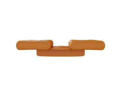 Duo caps Besdstead holders DUO BASIC COMFORT ORANGE for holding bed slats