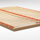 SMARTBett Folding wall bed Standard Comfort 120x200 Horizontal Wild Oak with gas springs
