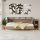 SMARTBett Folding wall bed Standard 90x200 Horizontal Wild Oak with Gas pressure Springs