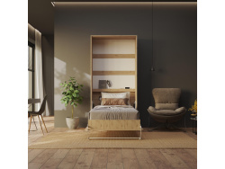 Folding wall bed SMARTBett Standard 90x200 Vertical Wild...