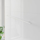 SMARTBett Folding wall bed Standard 140x200 Vertical Wild Oak /White high gloss with Gas pressure Springs