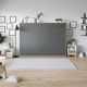 SMARTBett Folding wall bed Standard Comfort 140x200 Horizontal Wild Oak/ Anthracite with gas springs