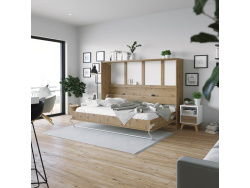 SMARTBett Folding wall bed Standard Comfort 140x200...