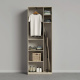SMARTBett Schrank Kleiderschrank Aktenschrank 80cm 2-türig Eiche Sonoma