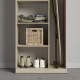 SMARTBett Schrank Kleiderschrank Aktenschrank 80cm 2-türig Eiche Sonoma