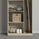 SMARTBETT cabinet wardrobe 80cm 2 doors oak Sonoma / white