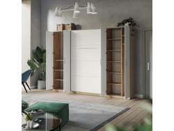 SMARTBETT cabinet wardrobe 80 cm 2 doors wild oak / white