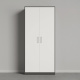 SMARTBETT cabinet wardrobe 100 cm 2 doors anthracite / white