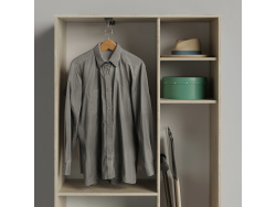 SMARTBETT wardrobe 100cm 2-door oak Sonoma