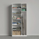 SMARTBETT cabinet wardrobe 100cm 2-door White/Oak Sonoma