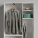 SMARTBett Schrank Kleiderschrank Aktenschrank 100cm 2-türig Weiß/ Wildeiche