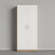 SMARTBETT cabinet wardrobe 100cm 2-door Wild oak/White