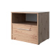 Bedside table Standard 45 cm with a drawer wild oak