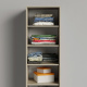 SMARTBETT cabinet 50 cm oak Sonoma / white high gloss