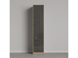 SMARTBETT wardrobe cabinet 50cm wild oak / anthracite...