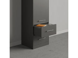 SMARTBett wardrobe closet 50cm with Anthracite