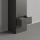 SMARTBett wardrobe closet 50cm with Anthracite