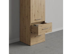 SMARTBETT cabinet wardrobe 50cm  wild oak