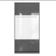 SMARTBett Schrankbett Standard 90x200 Vertikal Anthrazit/Anthrazit & Weiß Hochglanz mit Gasdruckfedern