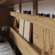 SMARTBett Folding wall bed Standard 90x200 Horizontal Wild Oak/Concrete look with Gas pressure Springs