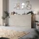 SMARTBett Folding wall bed Standard 90x200 Horizontal Oak Sonoma /Concrete look with Gas pressure Springs