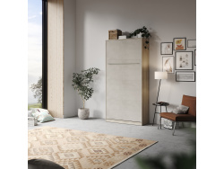 Folding wall bed SMARTBett Standard 90x200 Vertical Oak...