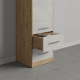 SMARTBETT cabinet 50 cm wild oak / concrete-optik