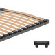 Folding wall bed SMARTBett 160cm White/Concrete look