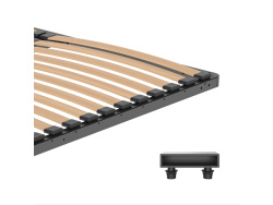Folding wall bed SMARTBett 160cm Oak Sonoma  /Concrete look