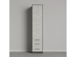 SMARTBETT cabinet 50 cm anthracite / concrete-optik